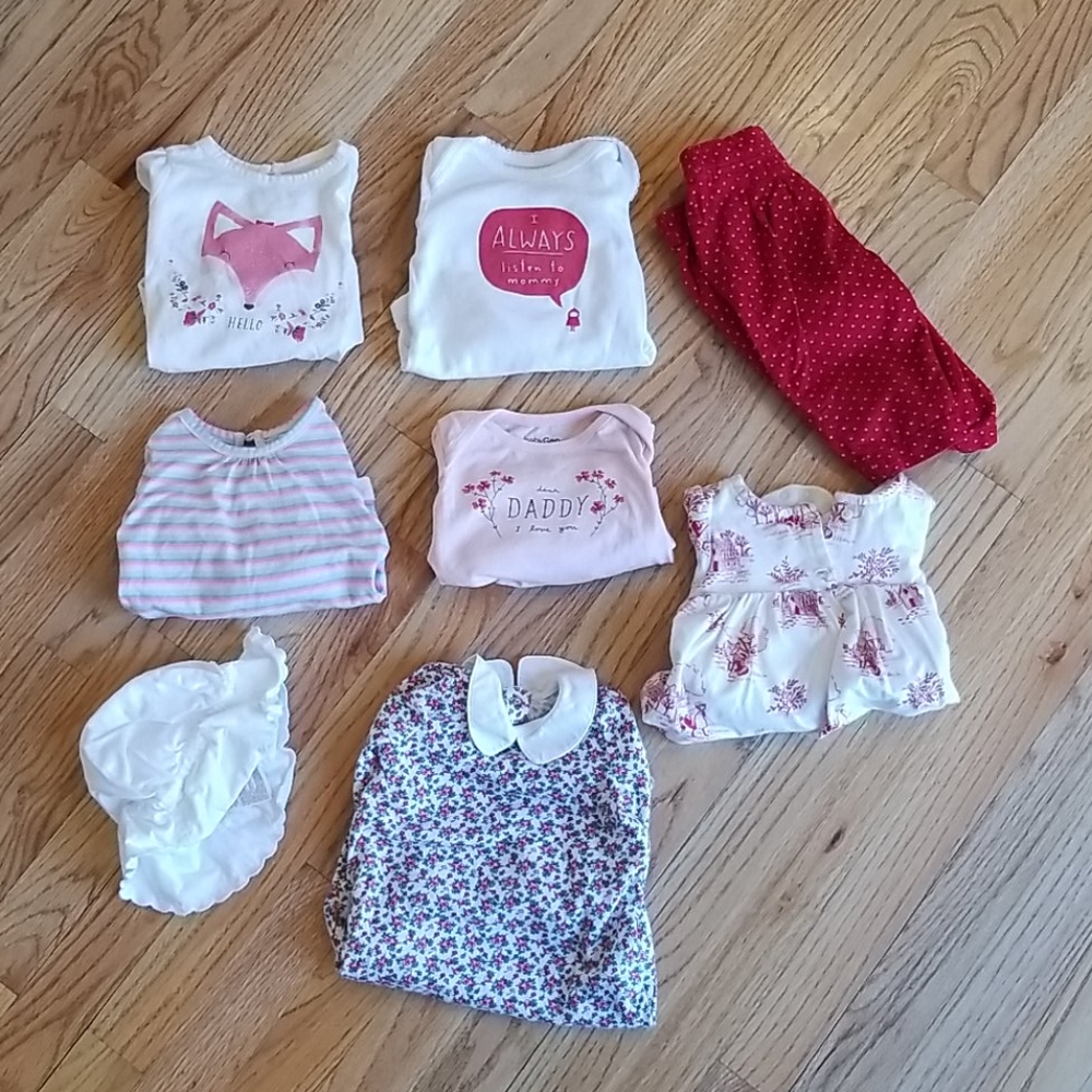 Baby Gap Girls 3-6 Month Lot (8 pieces)